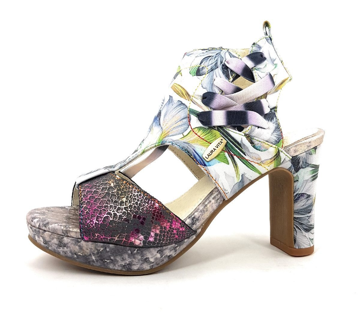 laura vita Sandalette Plateausandale (bunt)