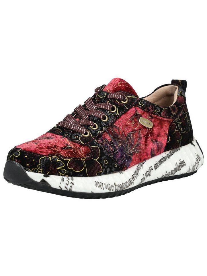 laura vita Sneaker Leder/Textil Sneaker (rot/schwarz)