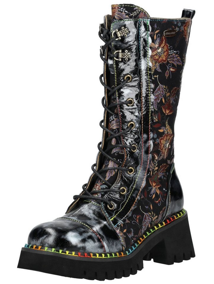 laura vita Stiefel Leder Schnürstiefel