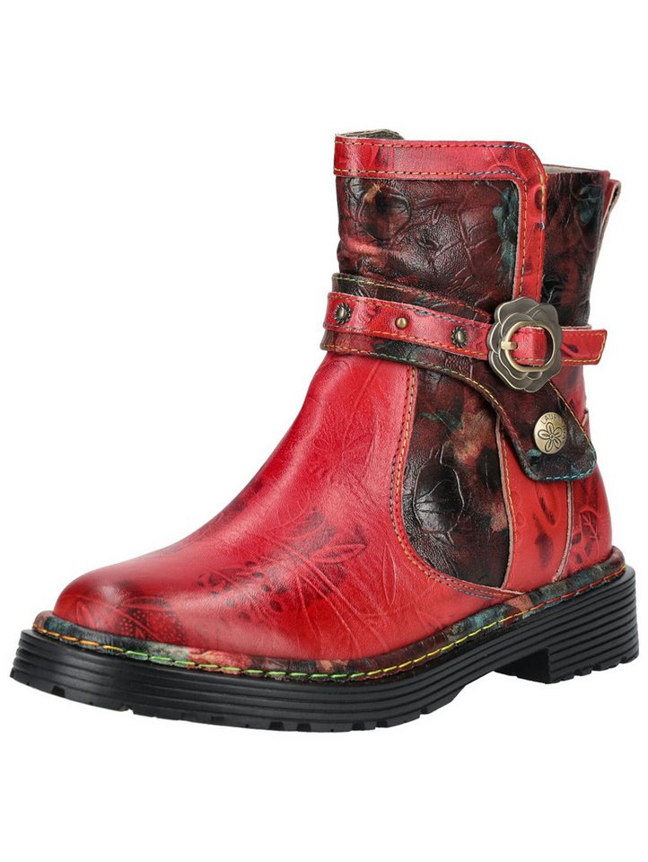 laura vita Stiefelette Leder/Textil Bikerboots