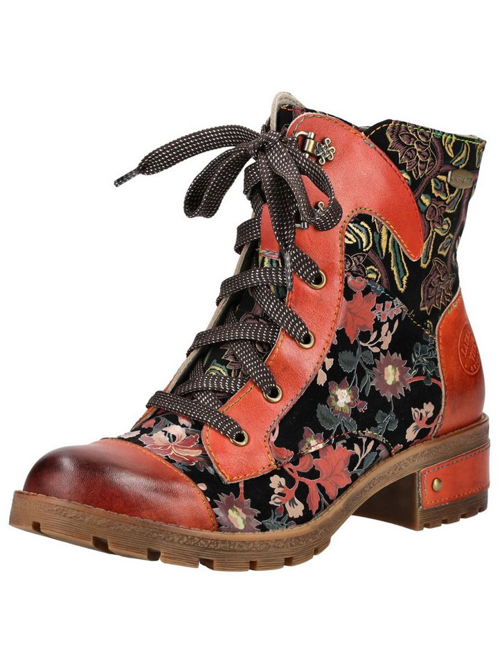 laura vita Stiefelette Leder/Textil Schnürstiefelette