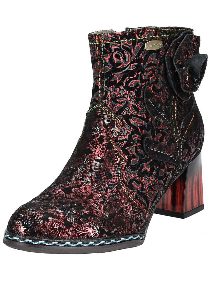 laura vita Stiefelette Leder/Textil Stiefelette (rot)