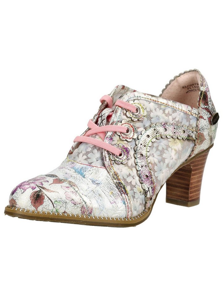 laura vita Stiefelette Lederimitat/Textil Schnürstiefelette