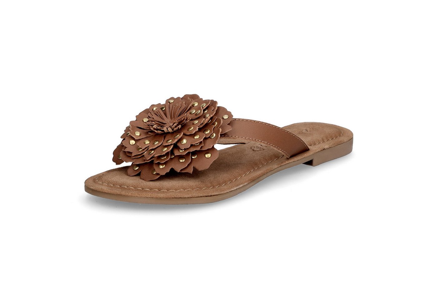 Lazamani Damen Pantolette Kira braun Pantolette