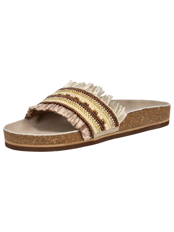 Lazamani Pantoletten Leder Pantolette (braun)