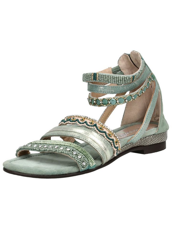Lazamani Sandalen Leder Schaftsandalette
