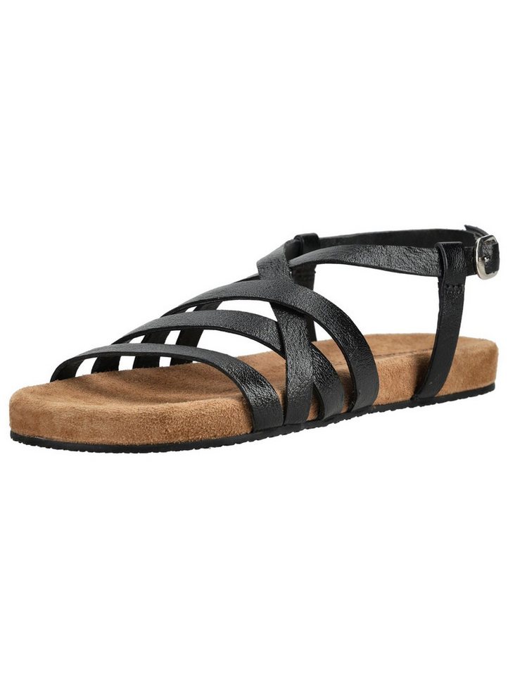 Lazamani Sandalen Leder/Textil Riemchensandale