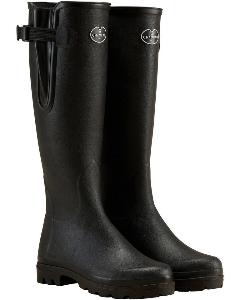 Le Chameau Damen Gummistiefel Vierzon Jersey Gummistiefel Stoßdämpfend