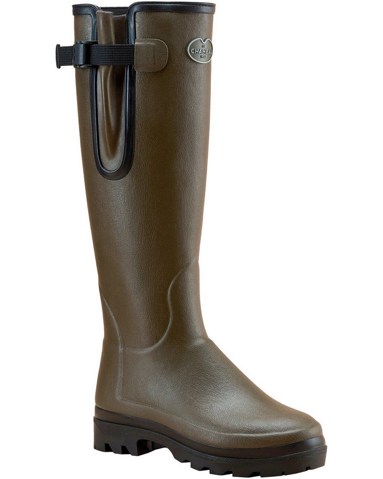 Le Chameau Damen Gummistiefel Vierzonord Gummistiefel Stoßdämpfend, Wärmeisolation (grün)