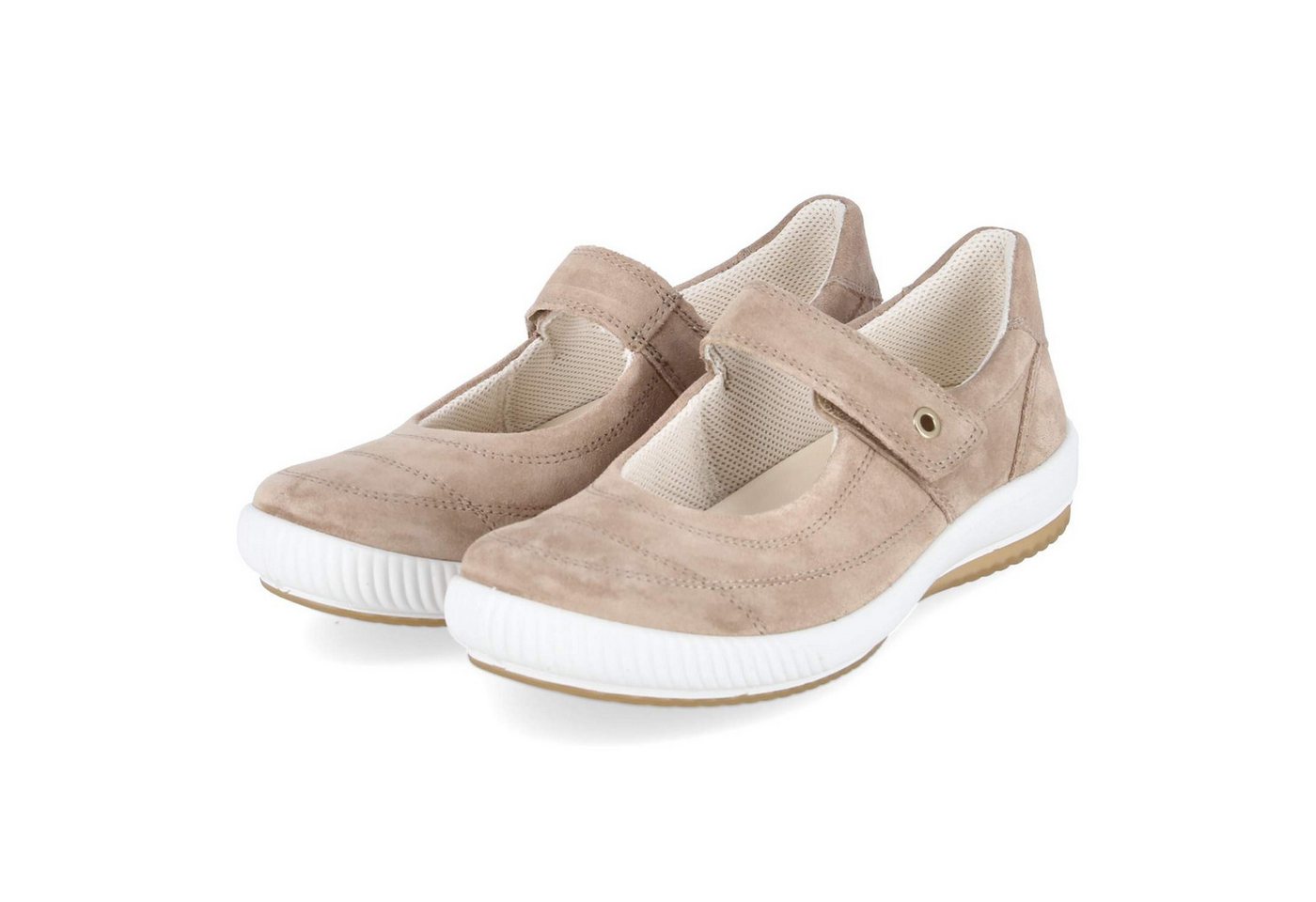 legero 2-000300-4150 Damen Rauleder beige Ballerina