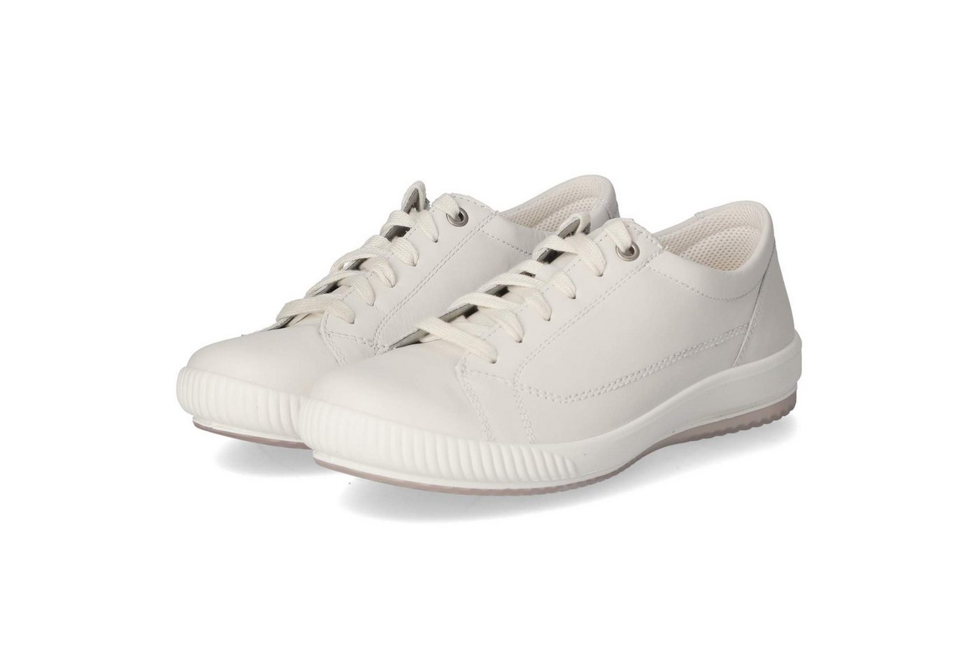 legero 2-001222-1000 Damen Glattleder weiss Schnürschuh