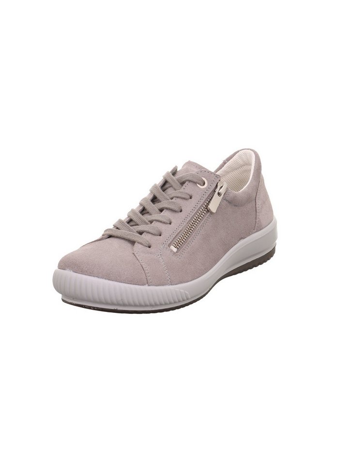 legero Sneaker, Komfortschuh, Freizeitschuh, Schnürschuh mit Reißverschluss (grau)