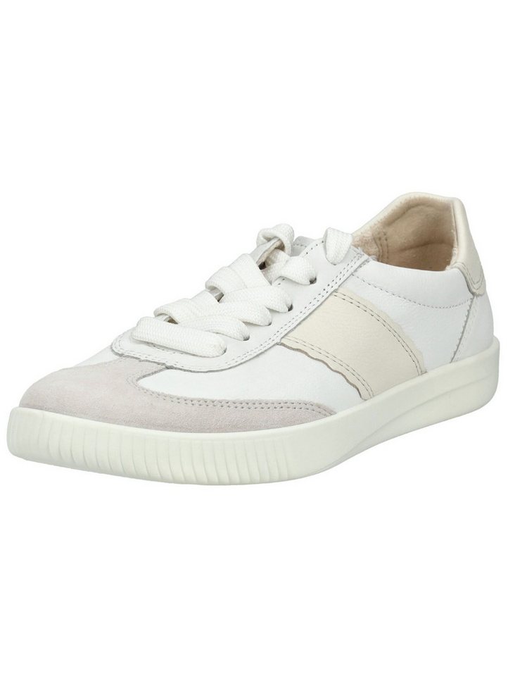 legero Halbschuhe Leder Sneaker (weiß)