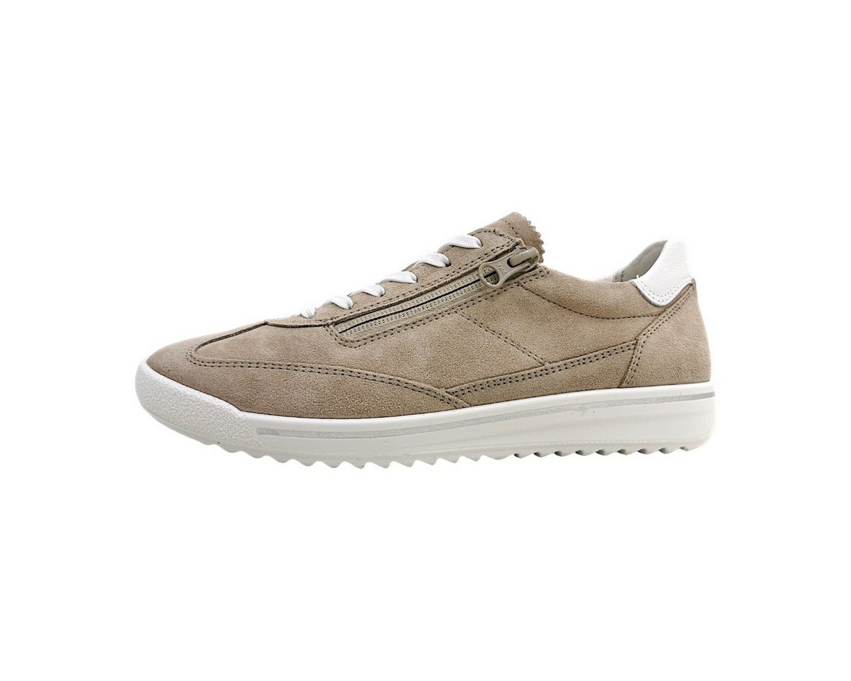 legero sportlicher Schnürer Schnürschuh (beige)