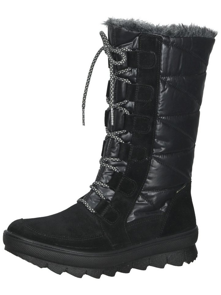 legero Stiefel Veloursleder/Textil . Schnürstiefel