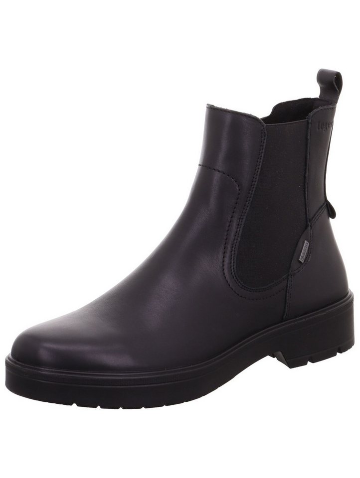 legero Stiefelette Leder/Textil Stiefelette (schwarz)