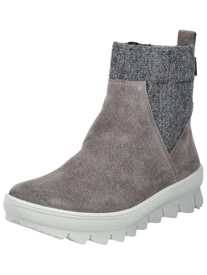 legero Stiefelette Veloursleder Stiefelette (grau)