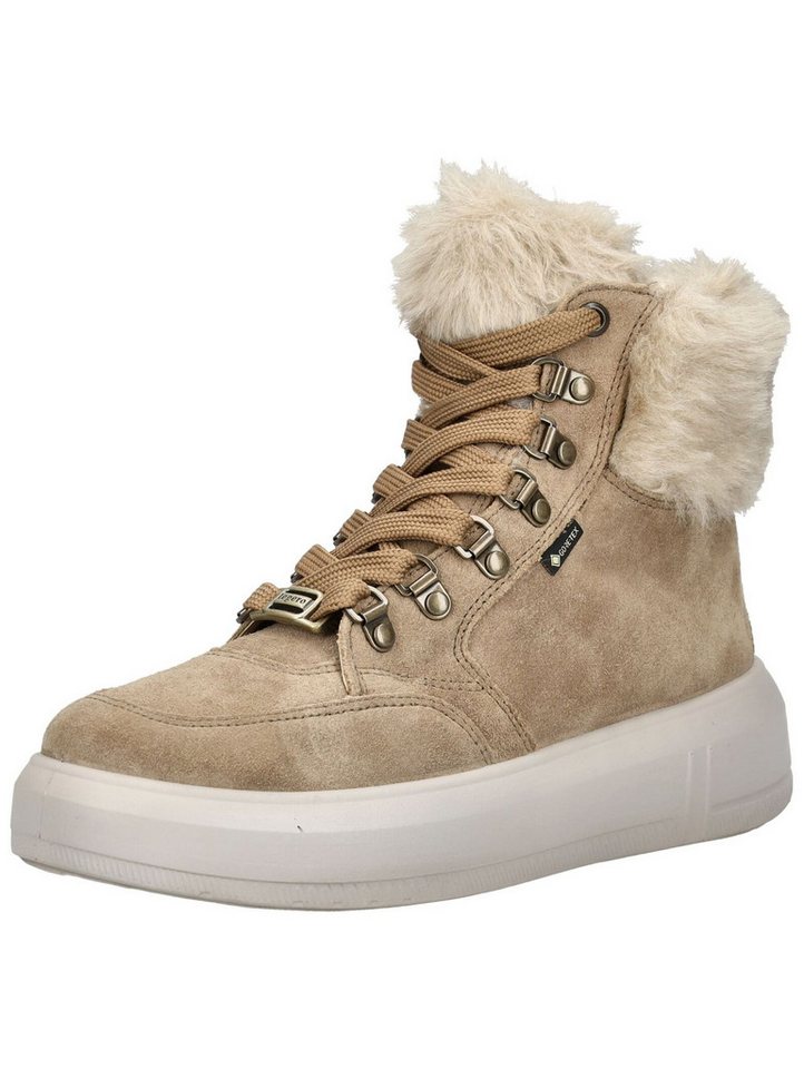 legero Stiefelette Veloursleder/Textil . Schnürstiefelette
