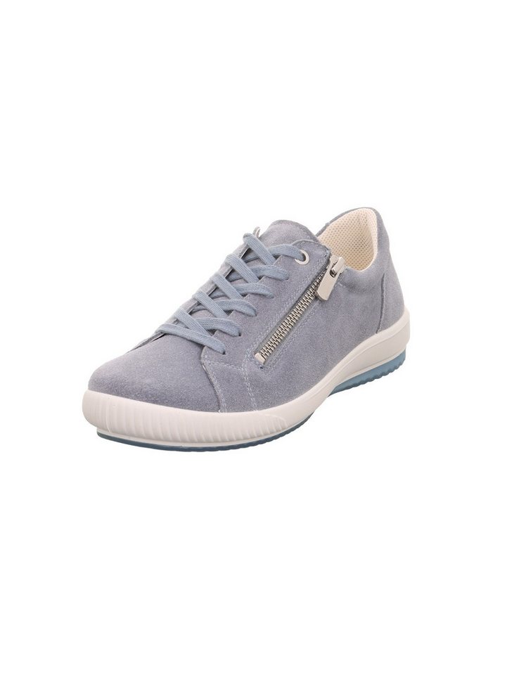 legero Sneaker, Komfortschuh, Freizeitschuh, Schnürschuh mit Reißverschluss (blau)