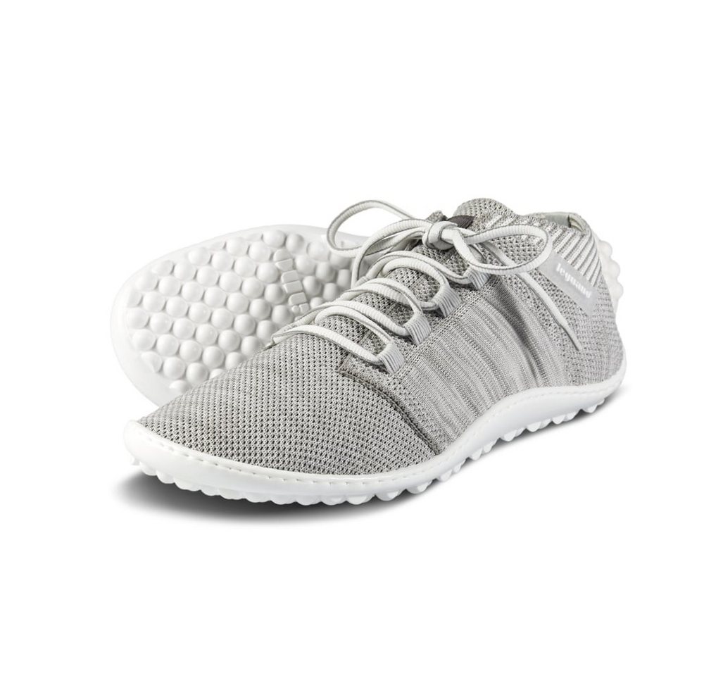 Leguano Beat (flexible Sohle, pures Barfußgefühl) silbergrau Barfußschuh