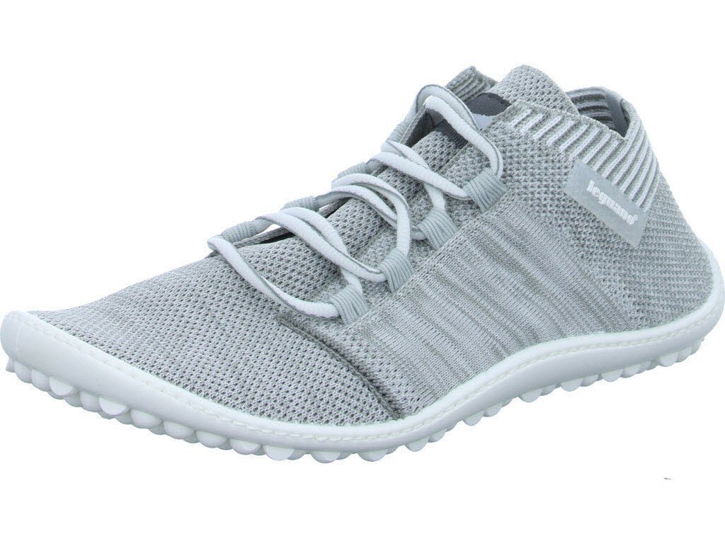 Leguano beat silbergrau Barfußschuh