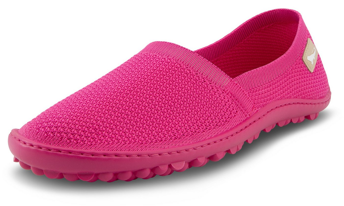 Leguano FLAIR Barfußschuh Schlupfschuh, Halbschuh, Slipper mit Logo-Aufnäher