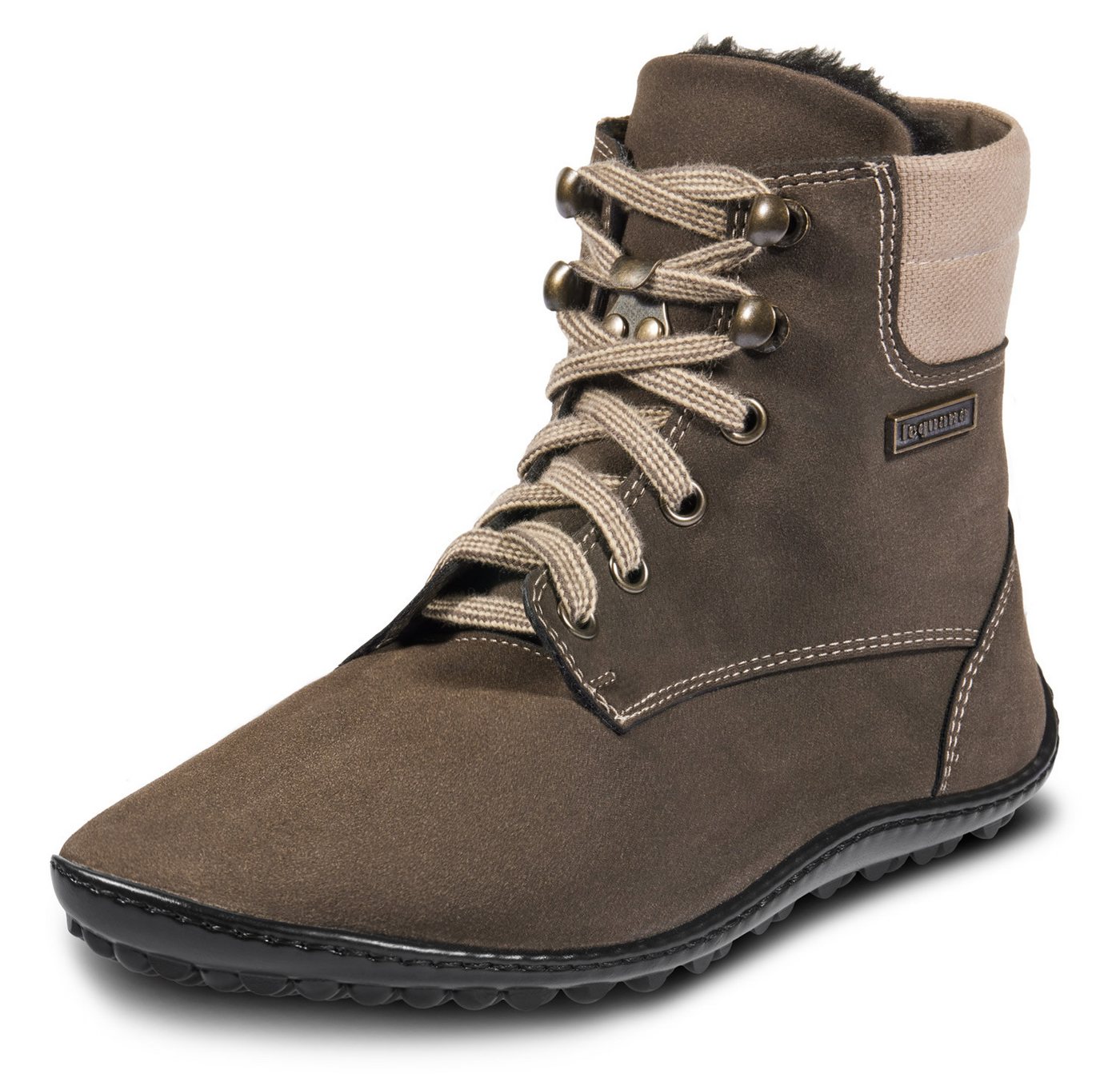 Leguano Icebare - warm gefütterter Damen und Herren Winter Barfußschuh