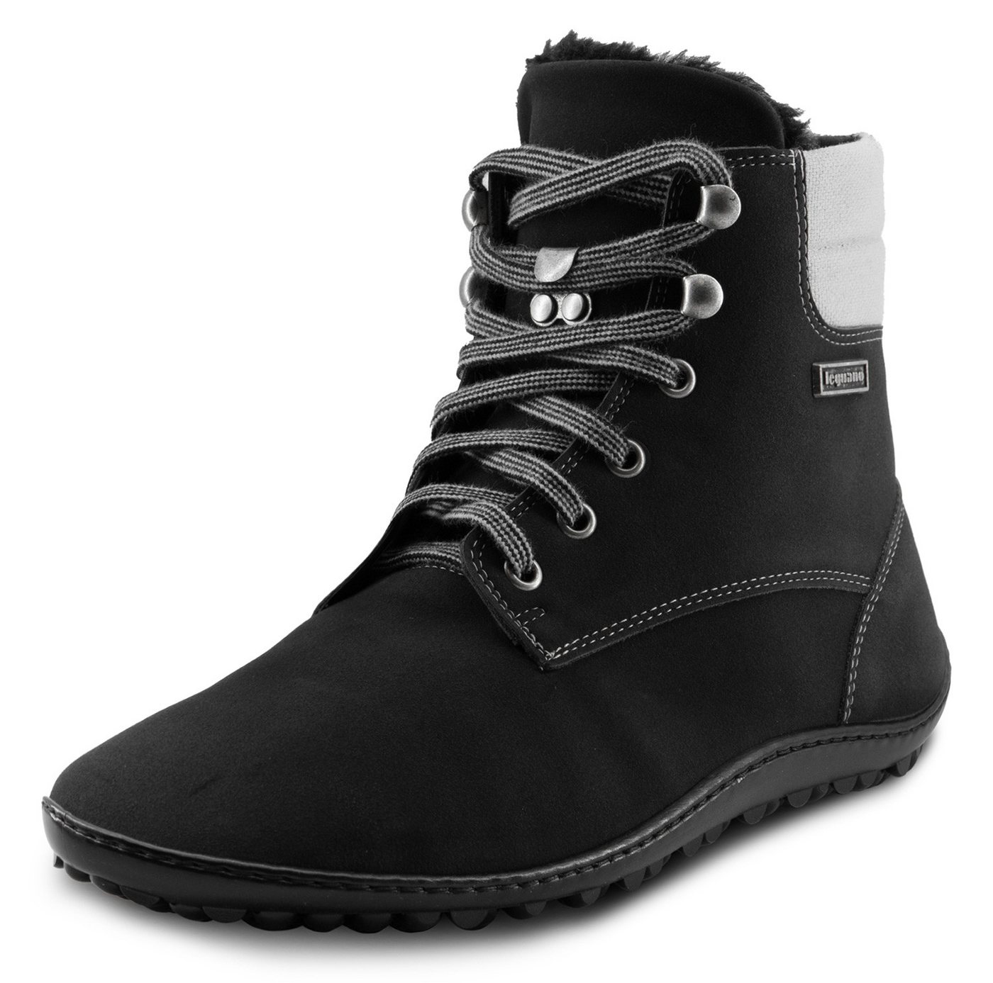 Leguano Icebare - warm gefütterter Damen und Herren Winter Barfußschuh