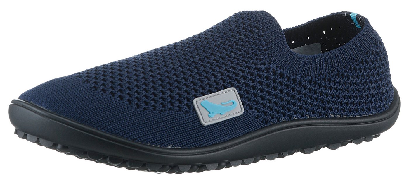 Leguano LEGUANITO SCIO Barfußschuh, Sneaker, Slipper, Schlupfschuh, Komfortschuh im Knitwear Look (blau)