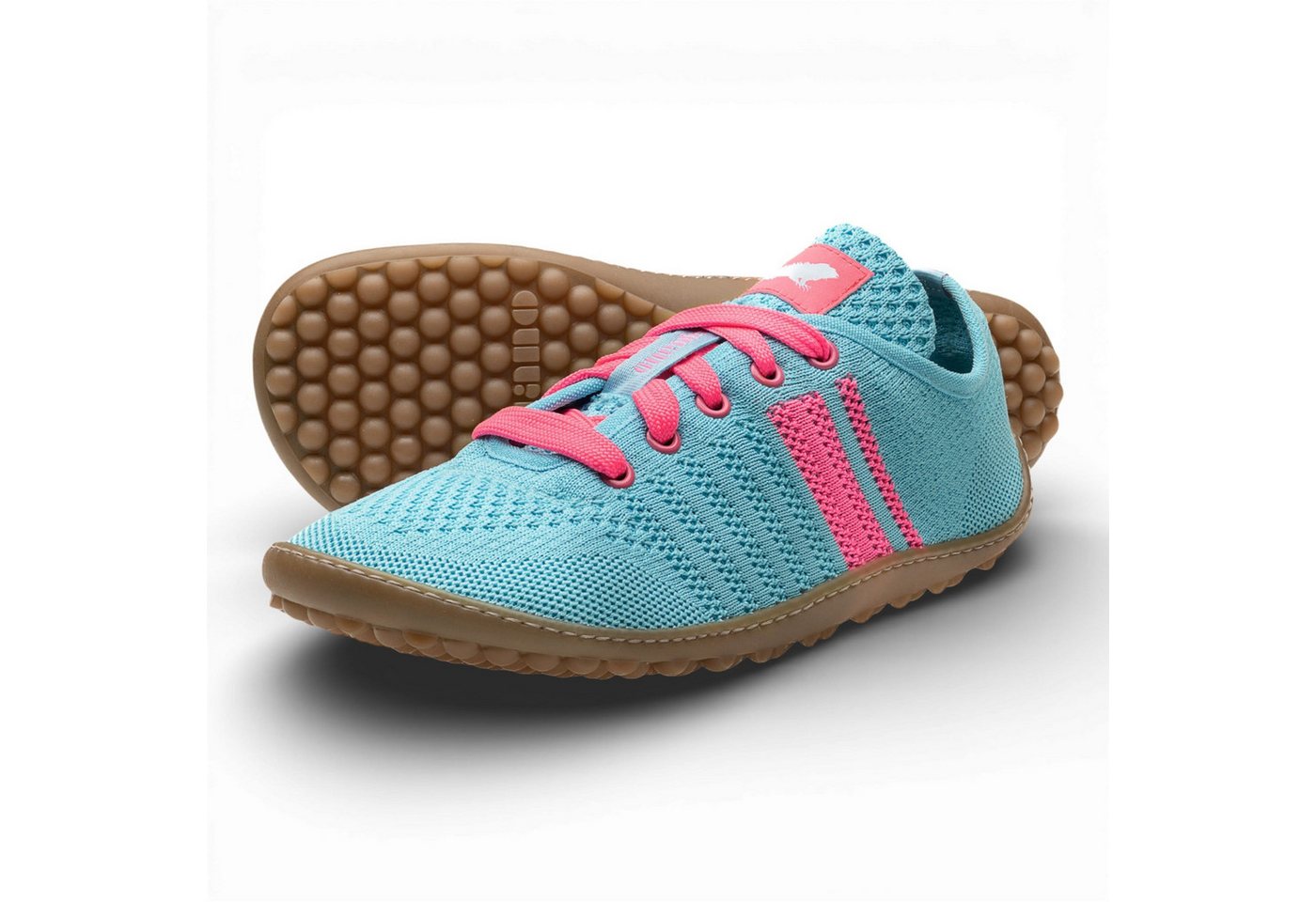 Leguano Sneaker Caribeo (flexible Sohle, pures Barfußgefühl) blau Barfußschuh