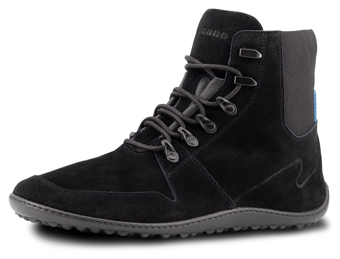 Leguano VELORD Barfußschuh, Schnürboots, Herbstschuh, Flats mit Haken im Bergsteiger-Look