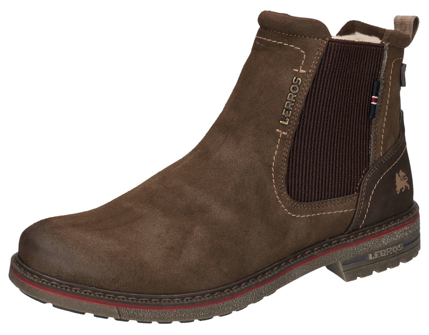 Lerros Chelseaboots Schlupfstiefel, mit Reißverschluss, Winterboots mit Warmfutter