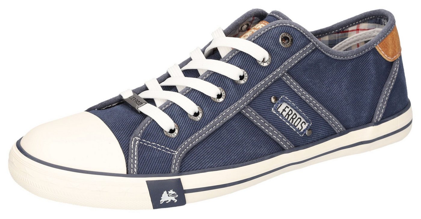 Lerros Sneaker Freizeitsneaker, Halbschuh in lässiger Optik (blau)