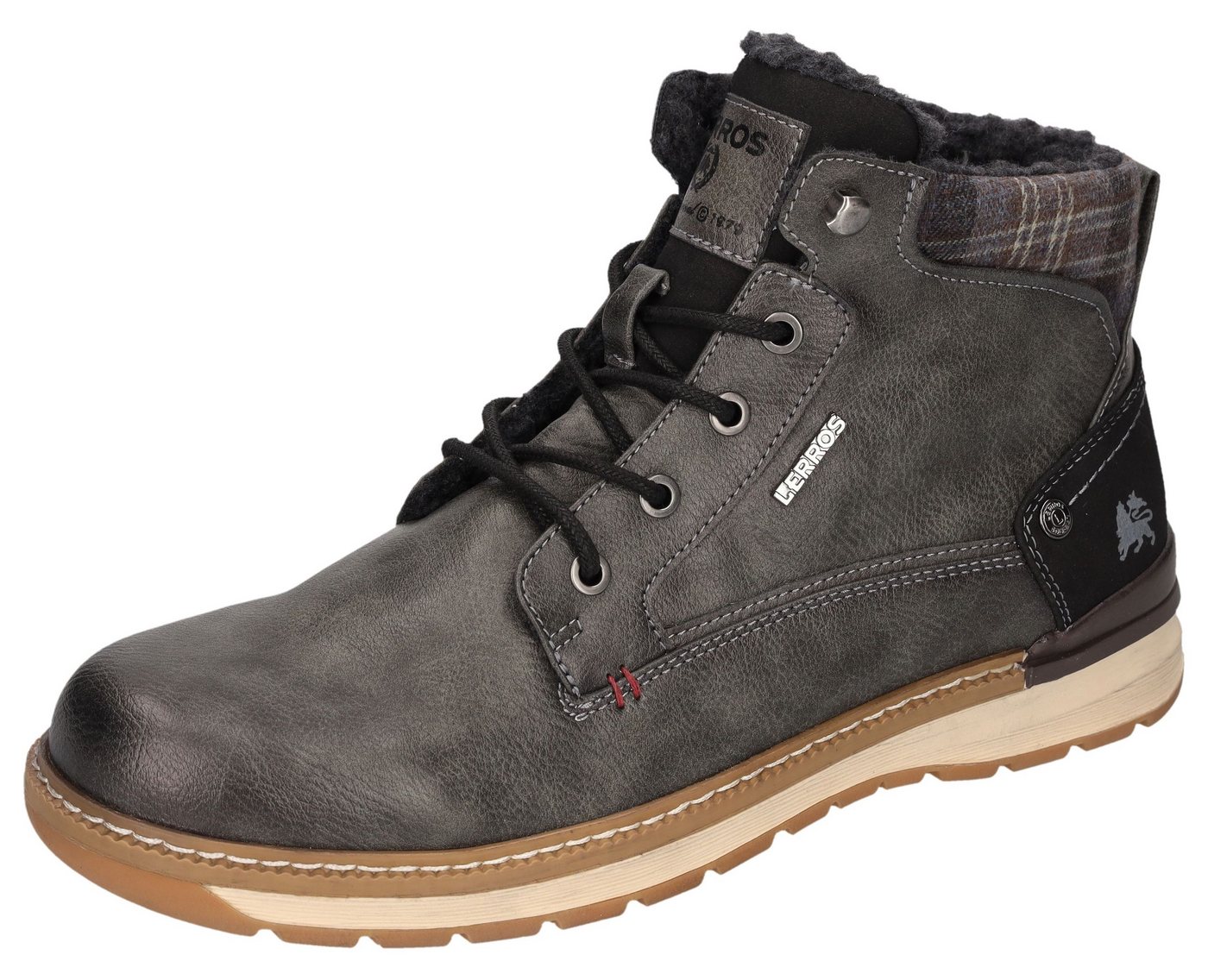 Lerros Winterboots Casual Boots, Winterboots mit Warmfutter (grau)