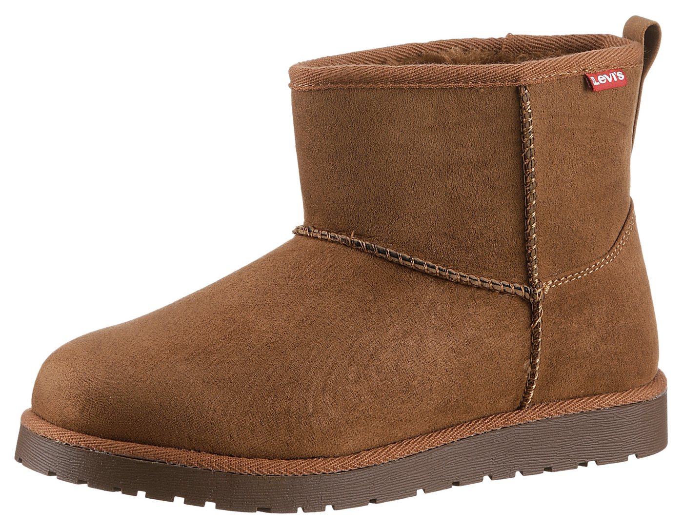 Levi's® Kids LEVIS® NEW WAVE Winterboots, Winterschuh, Schupfschuh mit typisch rotem Label