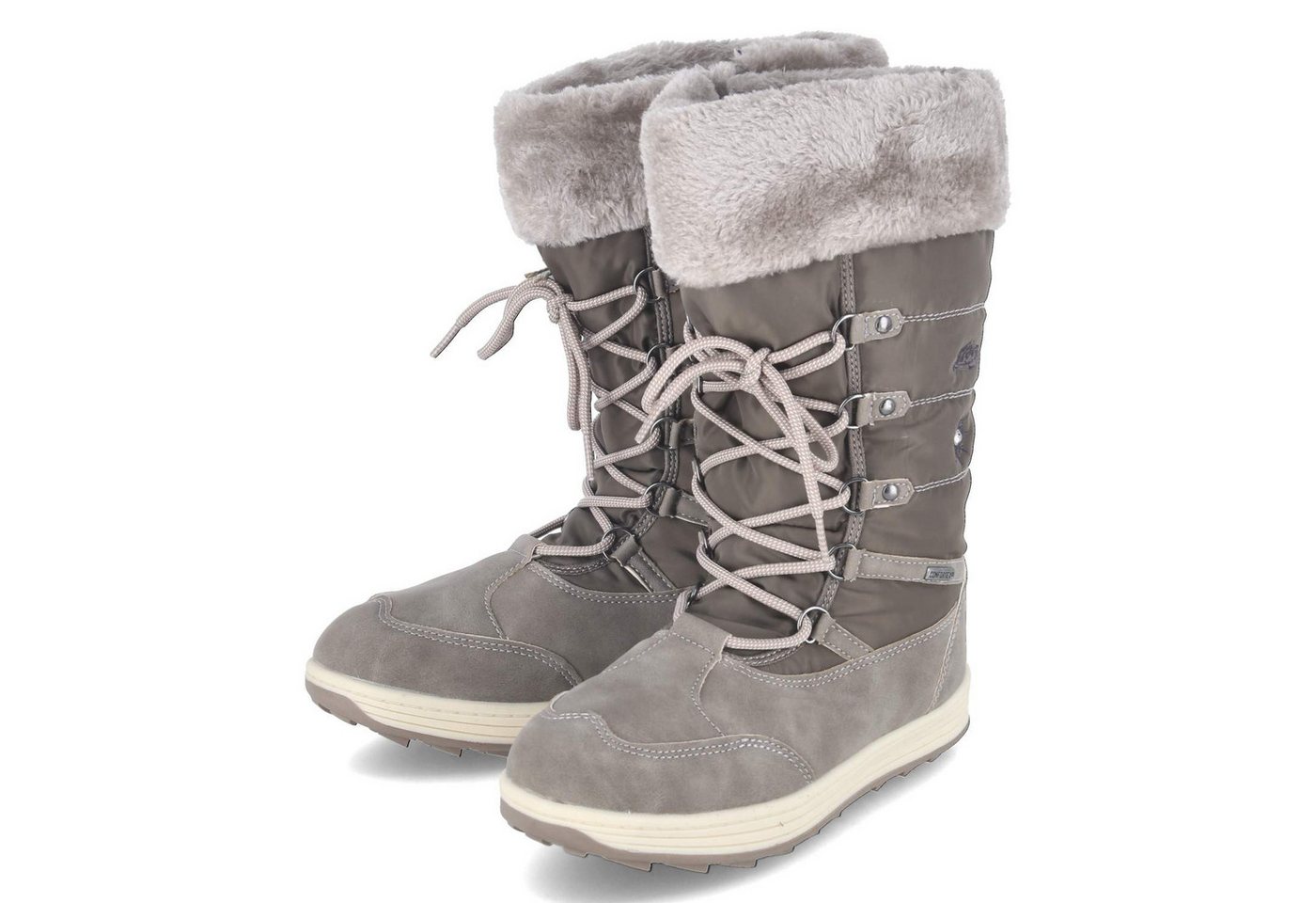 Lico 720609 Mädchen Textil & Synthetik beige Winterstiefel