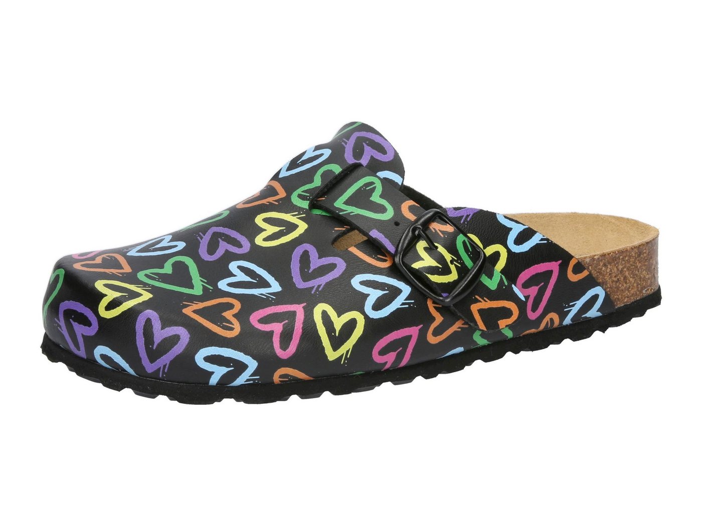 Lico Clog Bioline Clog Print Clog (schwarz)