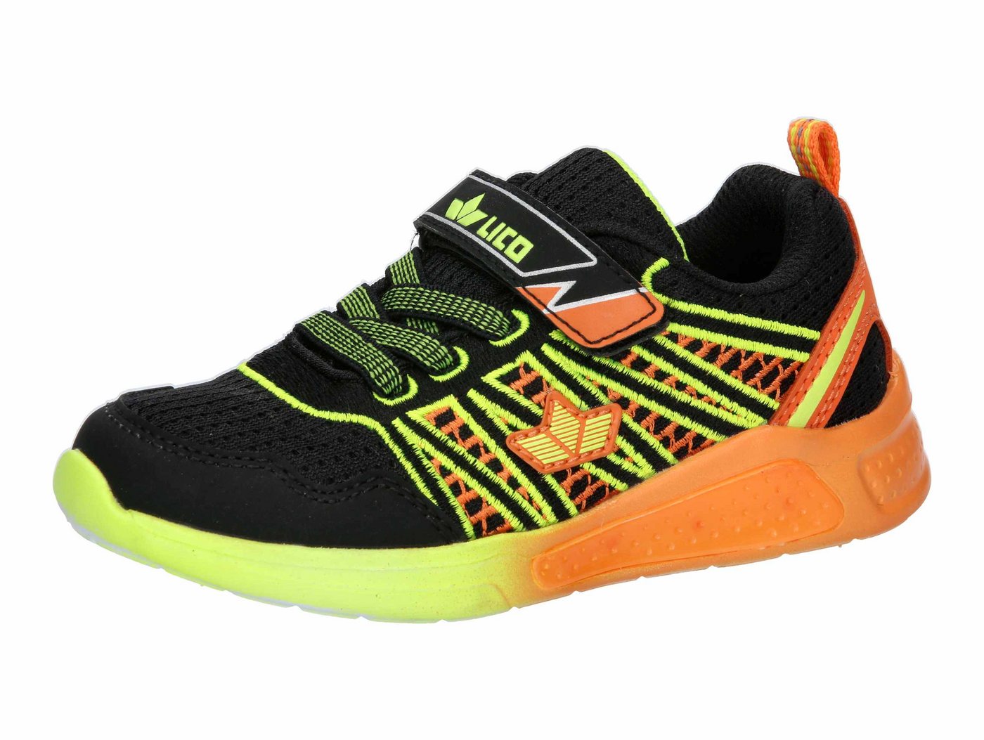 Lico Freizeitschuh Blinky Boy Sneaker (orange/schwarz)