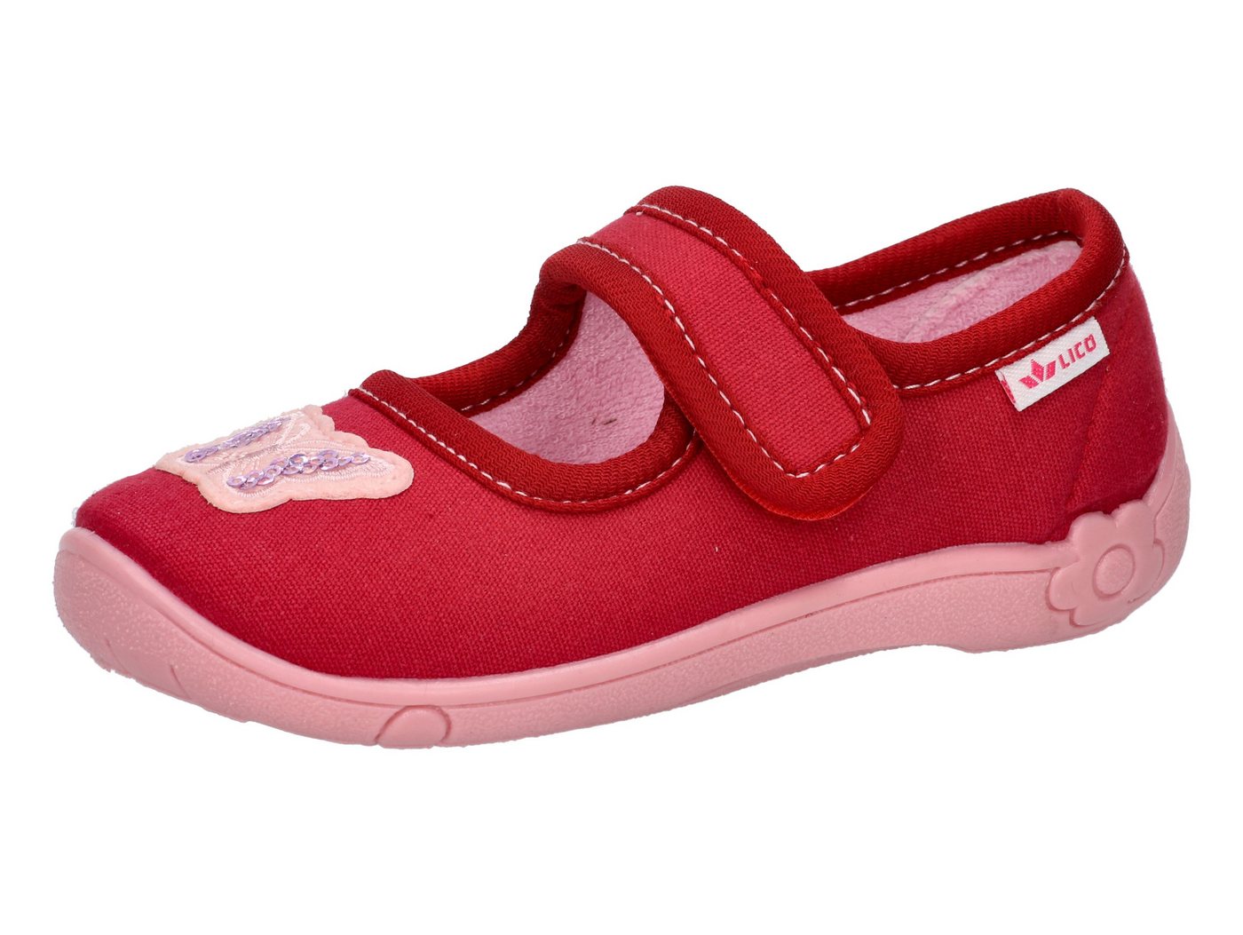 Lico Hausschuh Cookie Girl Hausschuh (rosa/rot)