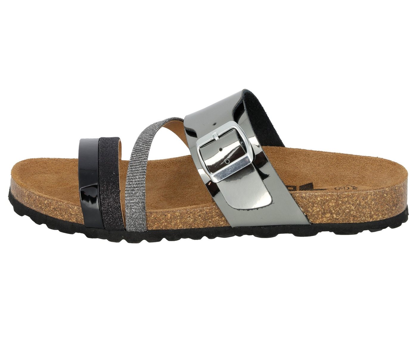 Lico Pantolette Bioline Fashion Pantolette (grau)