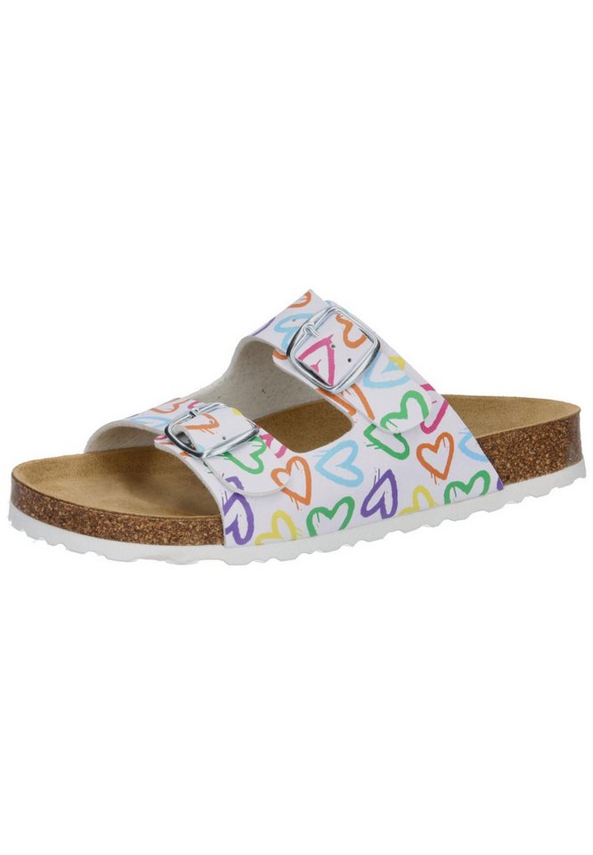Lico Pantolette Bioline Heart Pantolette (weiß)
