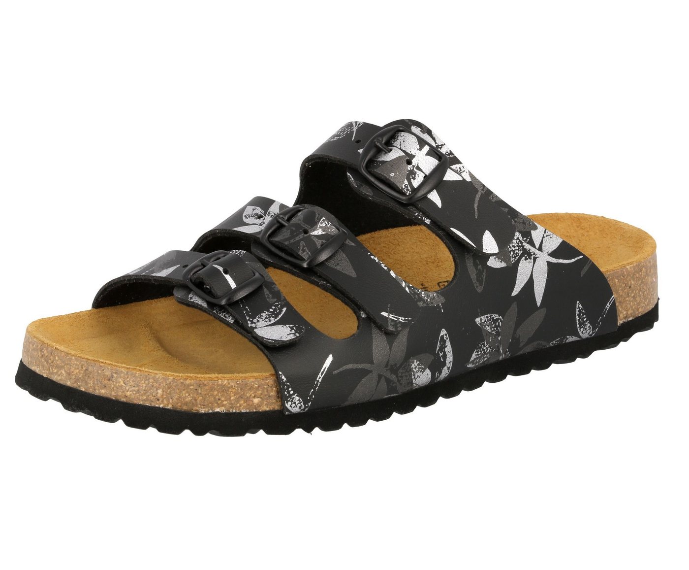 Lico Pantolette Bioline Leave Pantolette (schwarz)