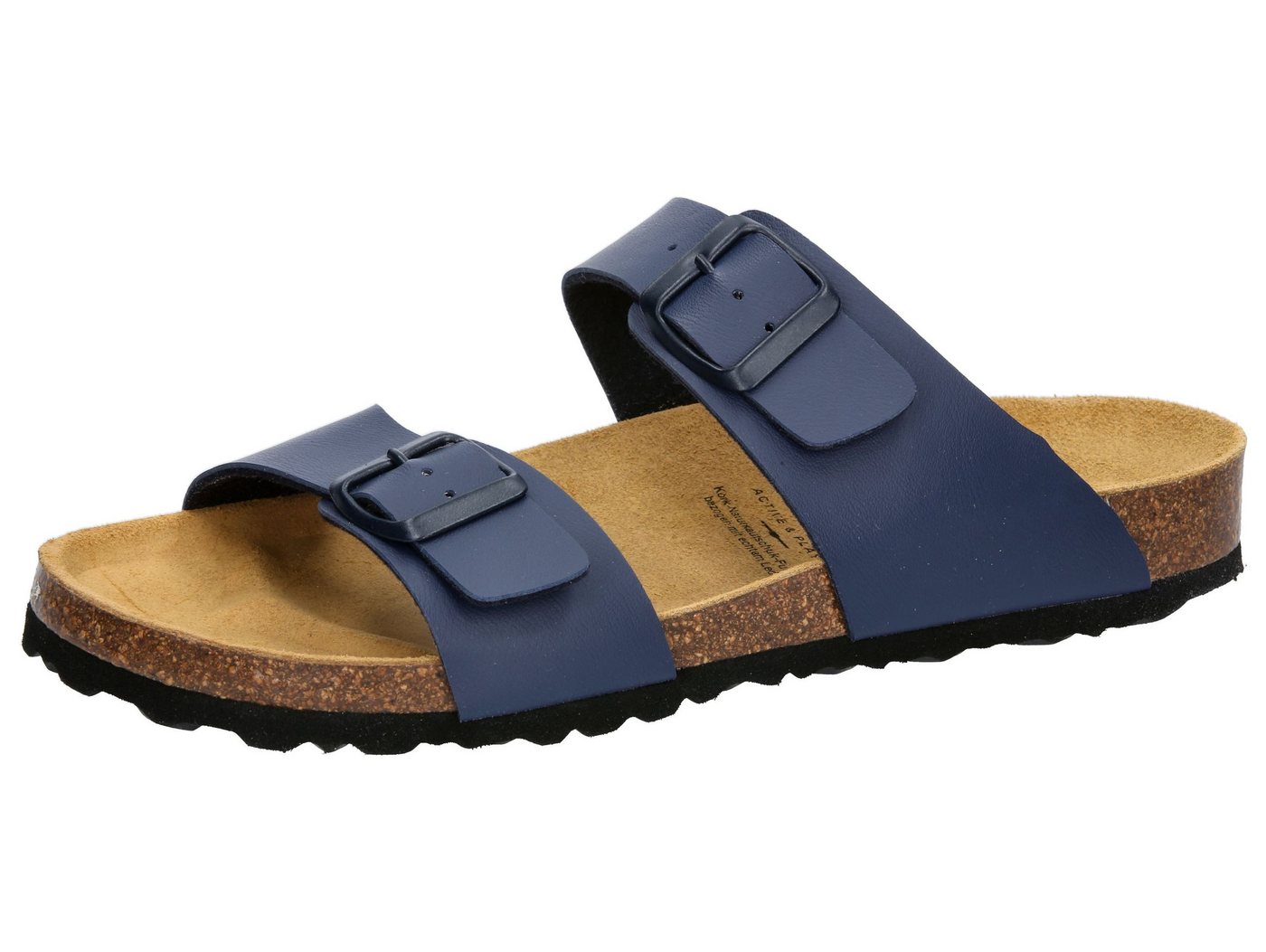 Lico Pantolette Bioline Mera Pantolette (blau/schwarz)