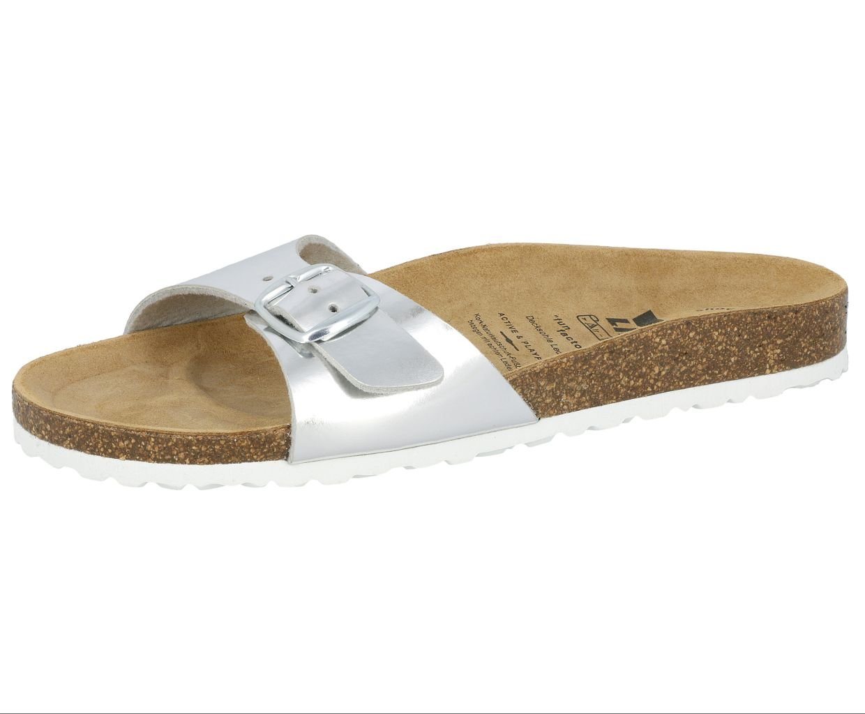 Lico Pantolette Bioline Once Pantolette (silber)