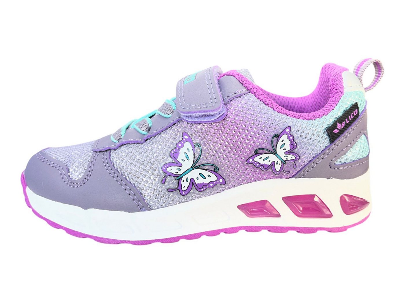 Lico Sneaker Blinky Girl 300322-3303 lila/türkis Sneaker