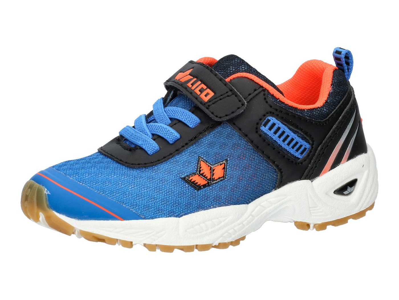 Lico Sportschuh Barney VS Hallenschuh (blau/orange/schwarz)