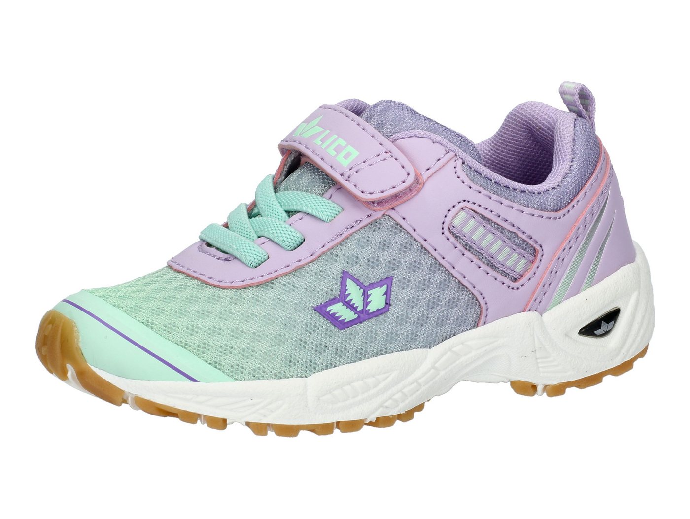Lico Sportschuh Barney VS Hallenschuh (grün/lila)
