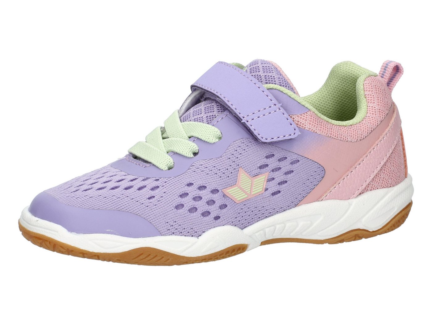 Lico Sportschuh Key VS Hallenschuh (grün/lila/rosa)
