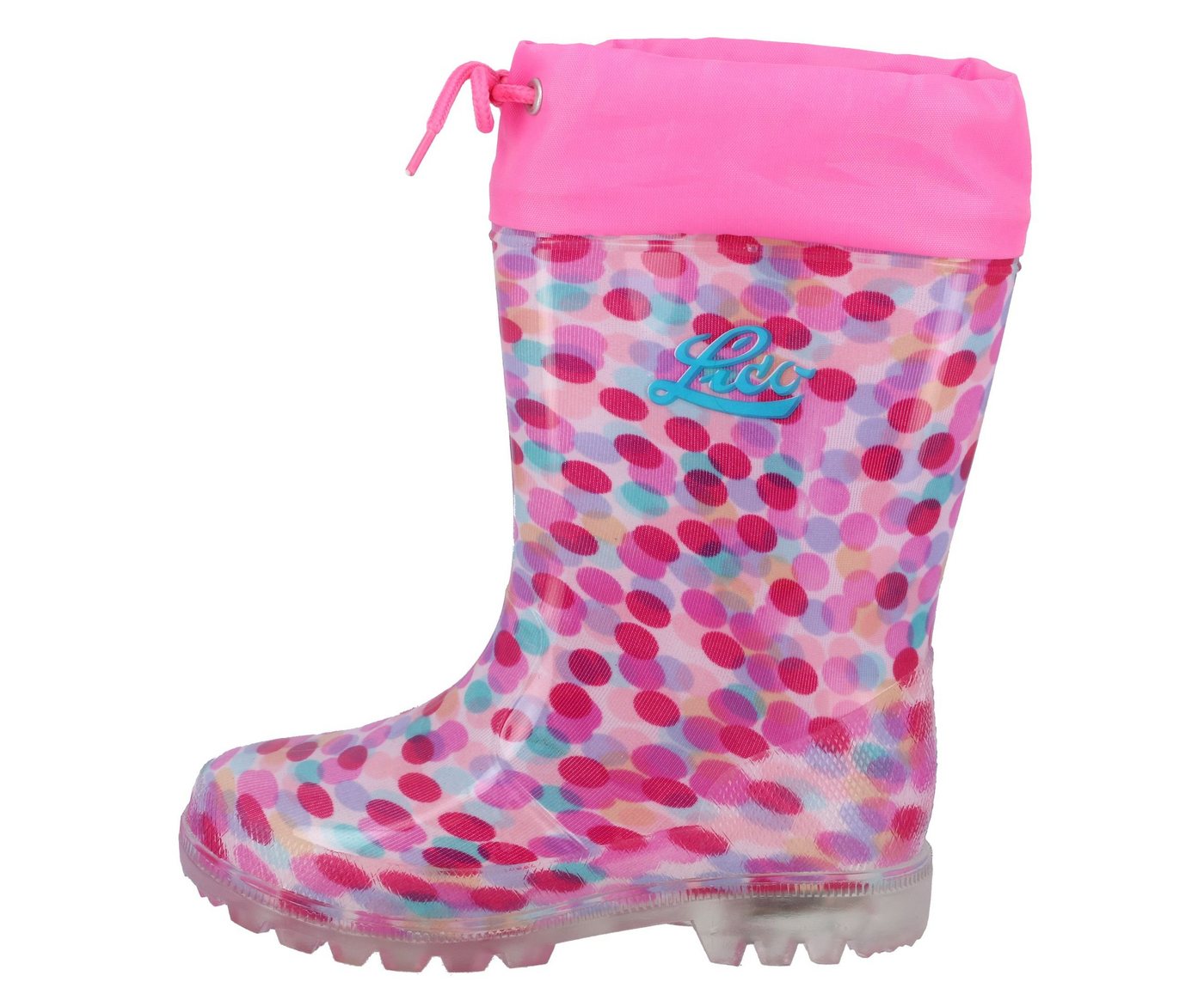 Lico Stiefel Power Blinky Gummistiefel (rosa)