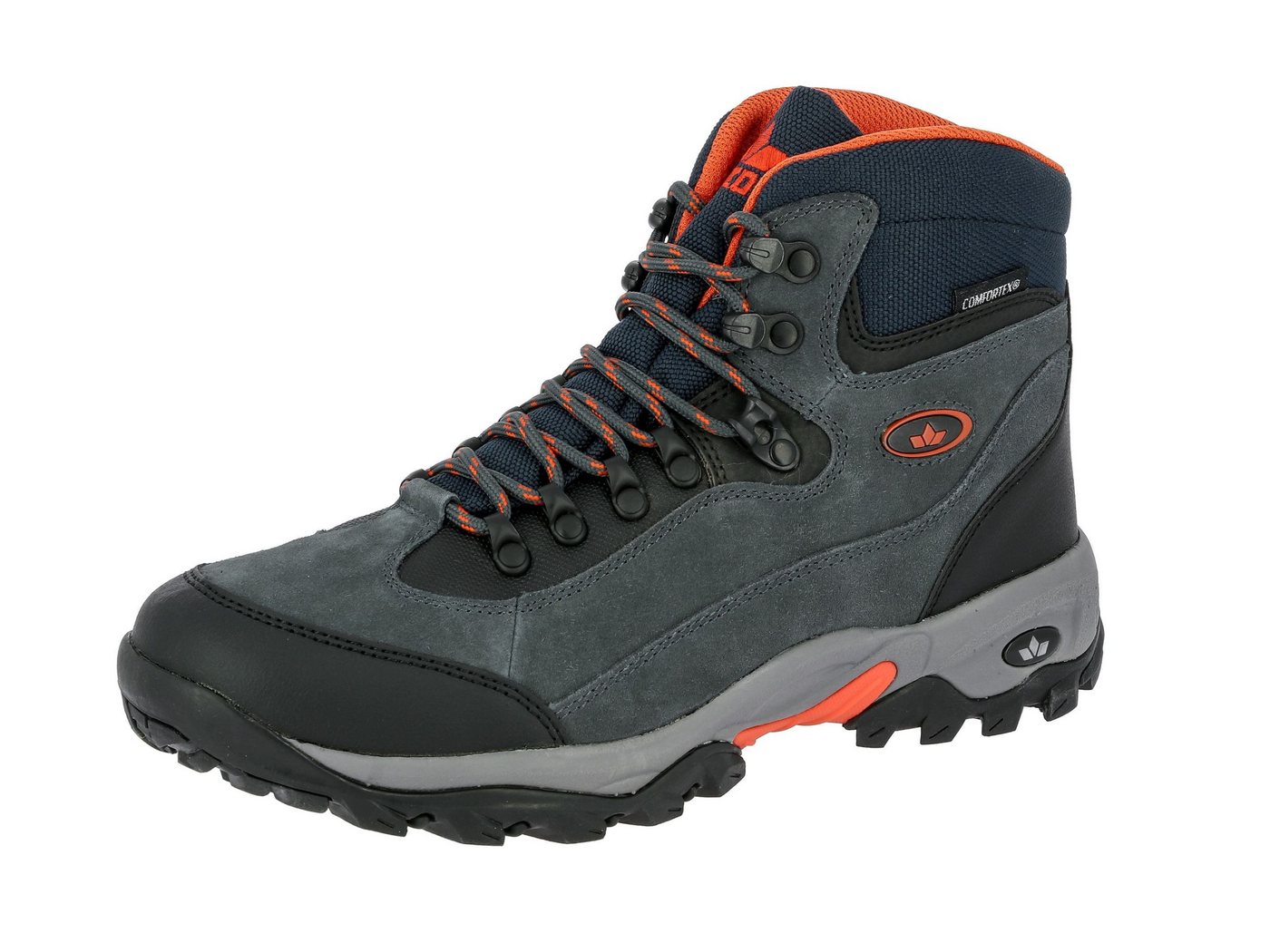 Lico Trekkingstiefel Milan Trekkingschuh (grau/orange)